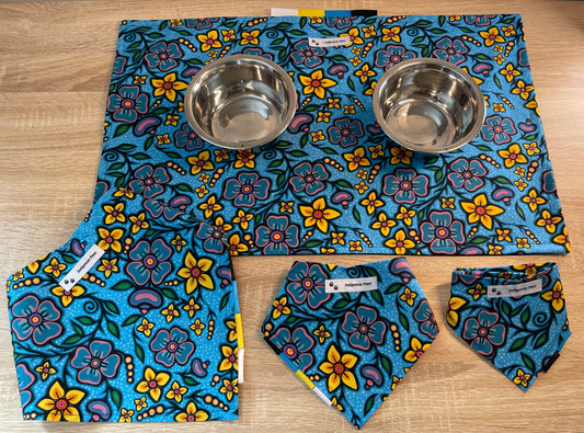 Blue Indigenous Paws Set